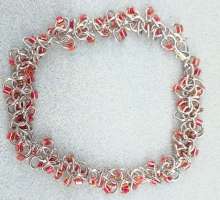Shaggy Loops by Melanie Armstrong©2026, Chainmaille Class, Chain mail, Maille, Bracelet class, chain mail, Class Henderson Nevada, Class Las Vegas, Cha-cha