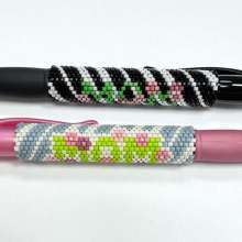 Stitch Club Class –Tubular Peyote Pen by Lori Ahlin©2026, Peyote Stitch Class, Delica Beads, Beaded Pen, Mother’s Day, Miyuki beads, Beaded pen class, Tubular Peyote class, Bead Class Henderson Nevada, Bead Class Las Vegas